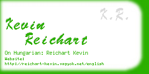 kevin reichart business card